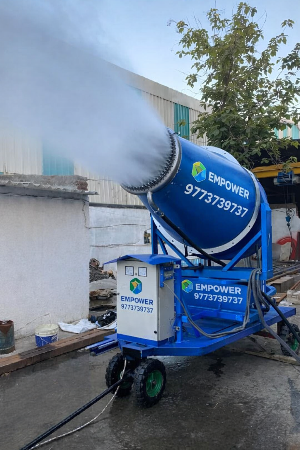Tractor operated cannon